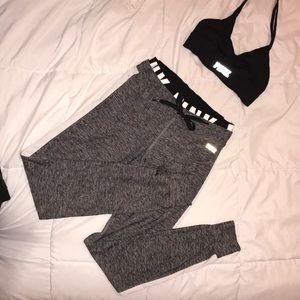 VS PINK Jogger Leggings and Sports Bra